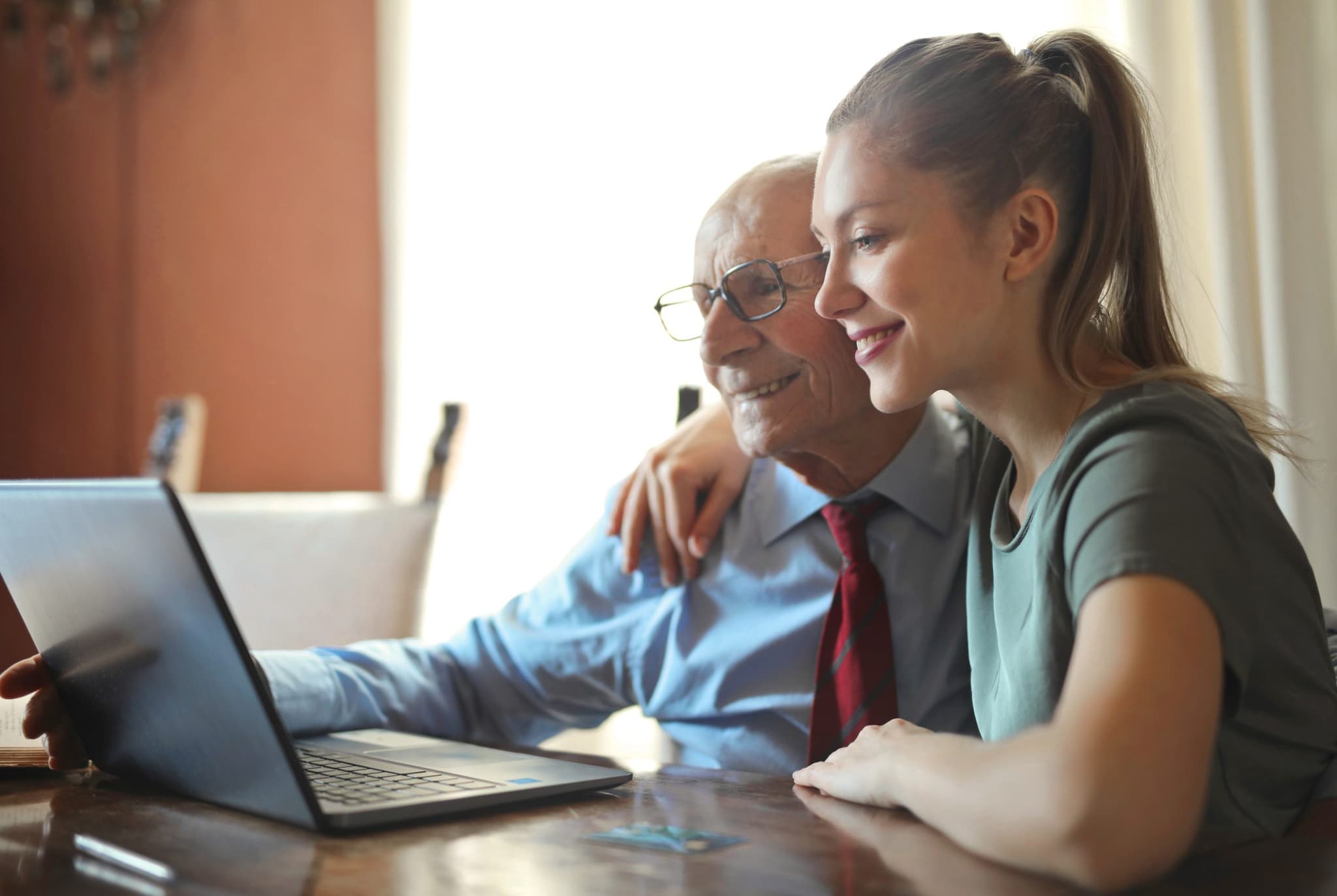 Aging population connected support