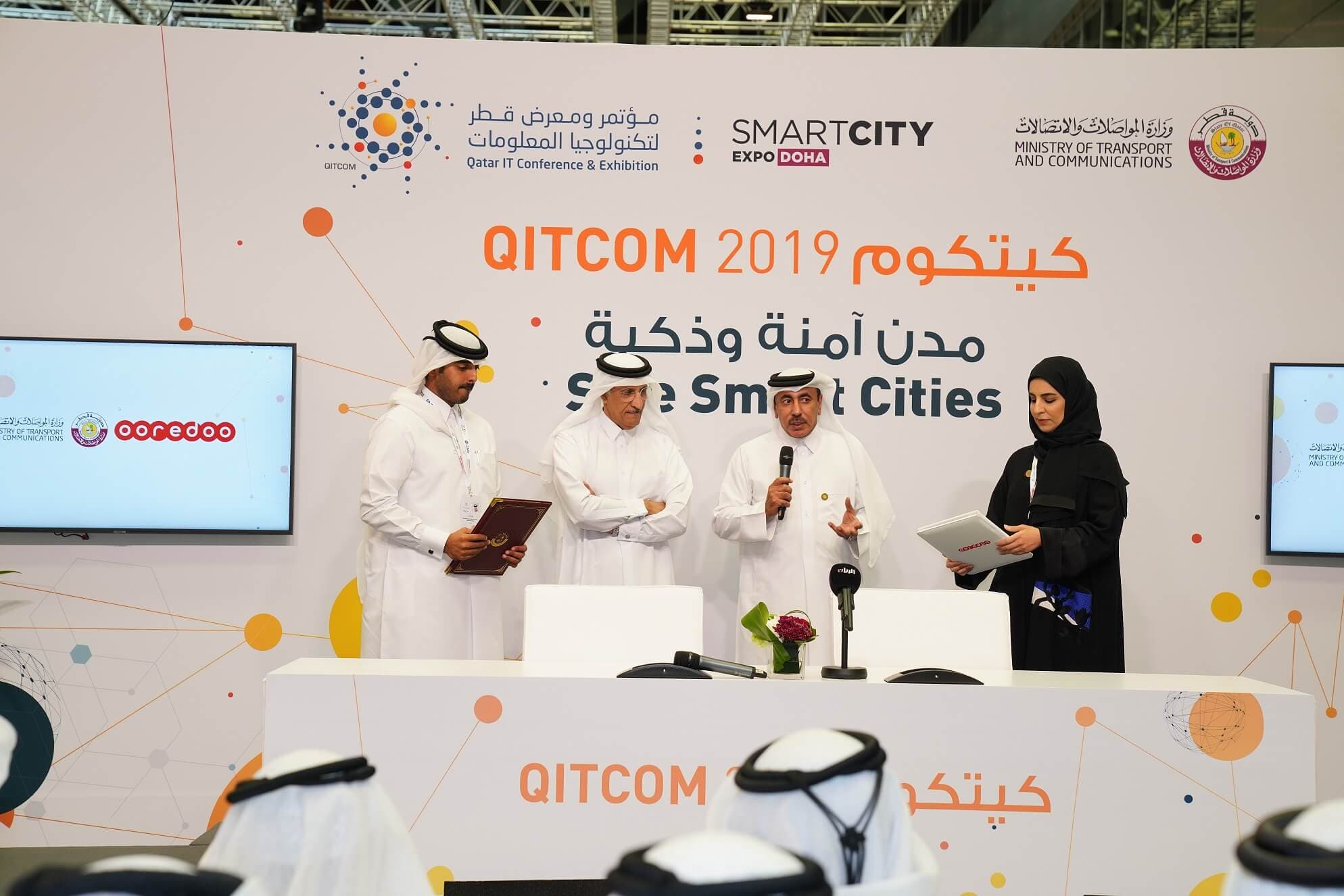 MOTC signs contracts for 11 projects during QITCOM 2019 for the TASMU Smart Qatar Program - slide 4